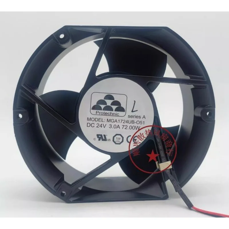 

C for MAGIC MGA1724UB-O51 DC24V 3A 72W 2-Wire Inverter Cooling Fan
