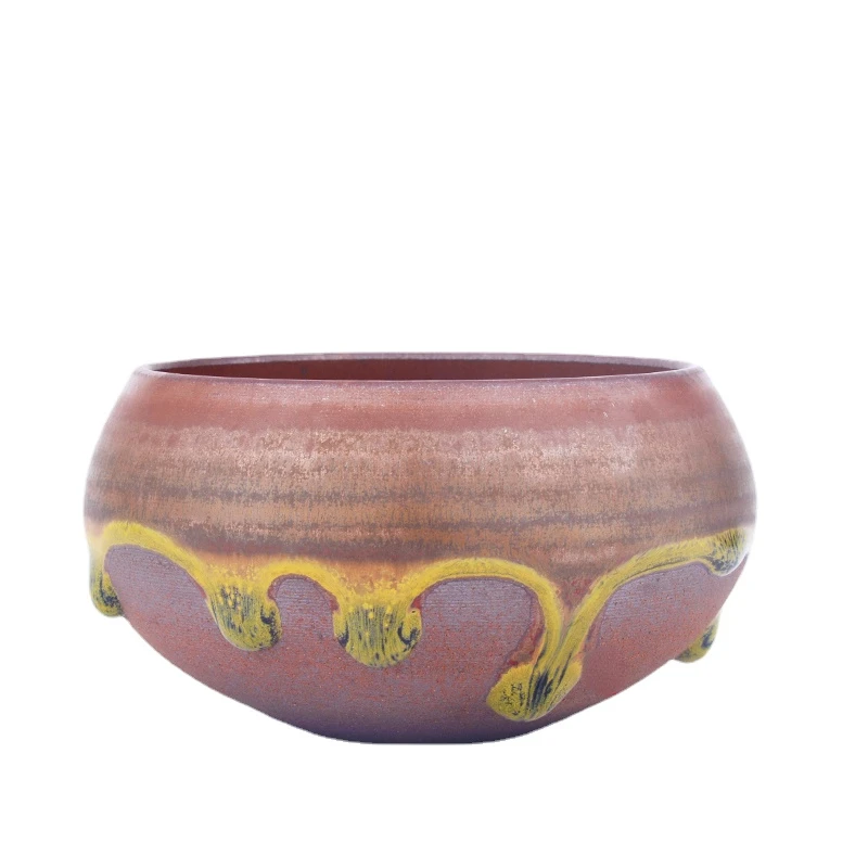 

Traditional Jian Zhan Long Kiln Wood Beaker, Antique Lohan Cup, Handmade, Song Dynasty, Jian Iron, Fetal Glaze, Master Cup