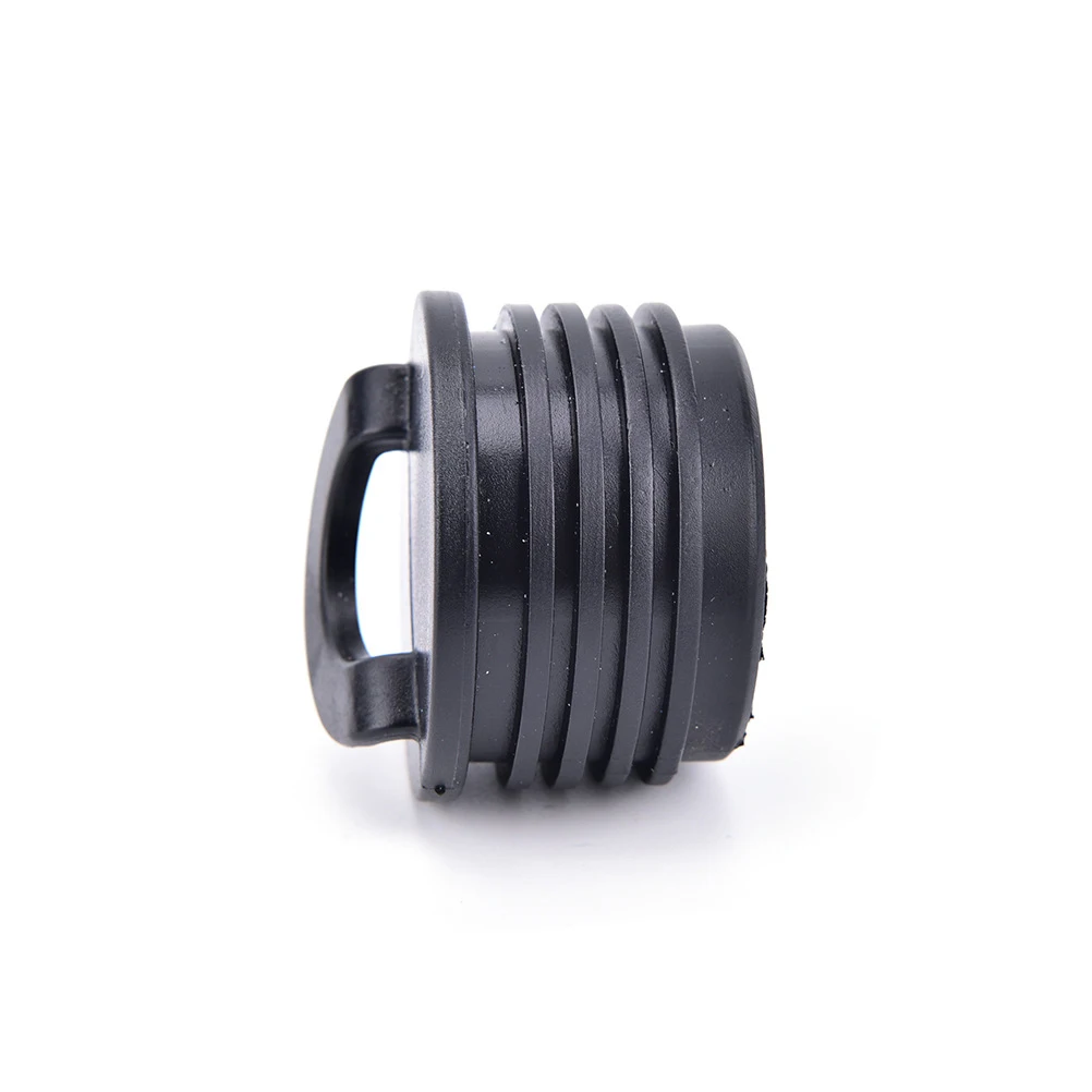 

2pcs Boat Drain Plug Kit Marine Hull Kayak Waterproof Black Long-lasting Durable Rubber Gasket Vibration Retention