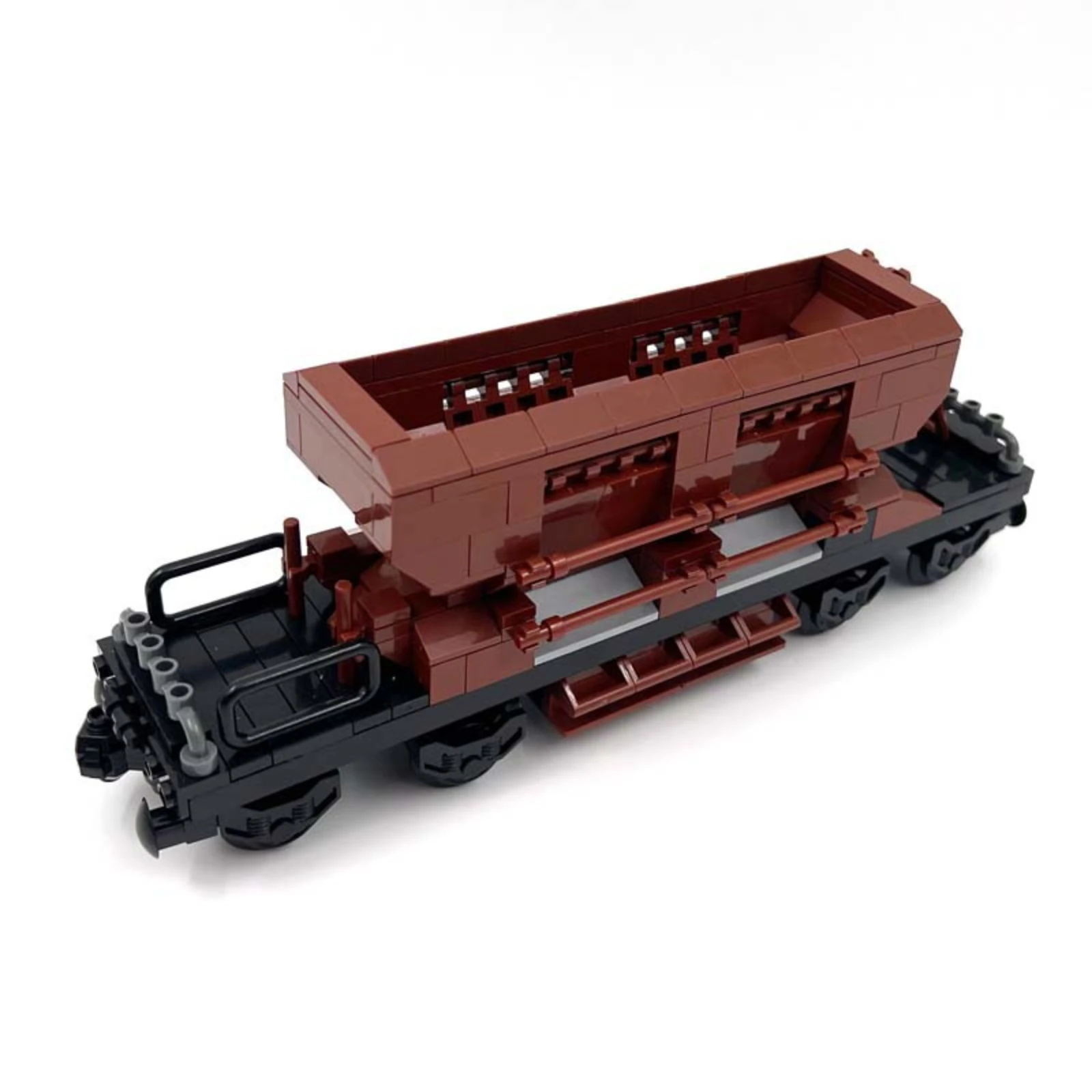 Tren de carga Alemania cascabel modelo pista de lavado Kit de construcción estación de limpieza con cepillo rodante juguetes DIY