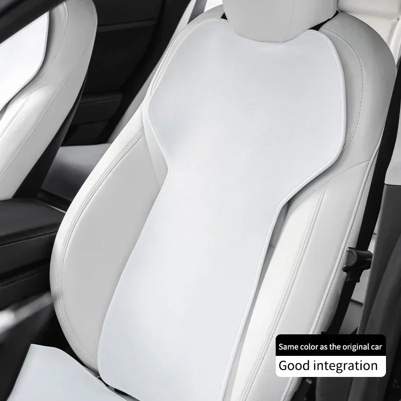 7PCS Seat Cover Cushion for Tesla Model 3/Y/3+ Highland 2024 Flannel Anti-dirty Seat Pad Mats Flocking Seat Covers Accessories