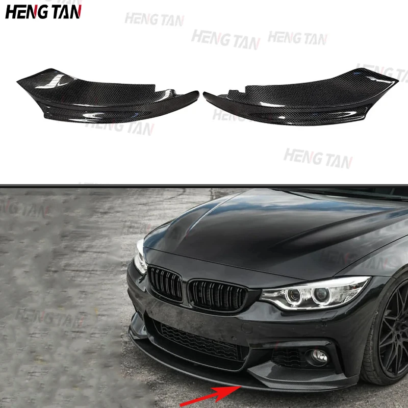 

Carbon Fiber FRP Front Bumper Splitter For BMW 4 Series F32 F33 F36 2014-2017 Wrap Angle Upgrade Body kit