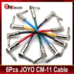 6Pcs/lot JOYO CM-11 Colorful Connection Cable for Guitar Bass Pedal Guitar Pedal Cable