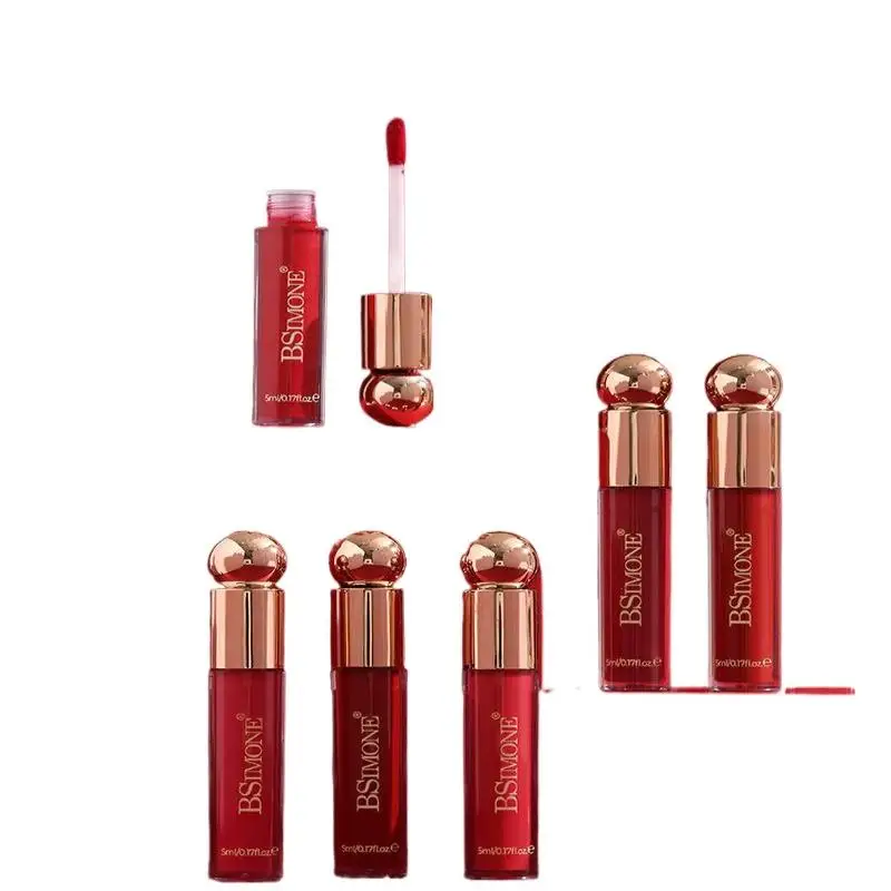 Fard per occhi viso Trucco grassoccio a lunga durata 5ml Olio per labbra colorato Macchia Lucidalabbra Fard liquido Cosmetici per il trucco