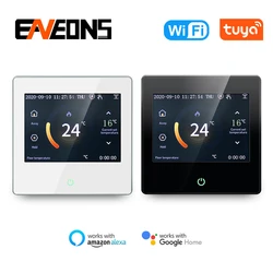 Tuya WiFi Smart Thermostat Temperature Heating Controller Water/Electric/Boiler Heating Led Touch Screen With App Voice Control