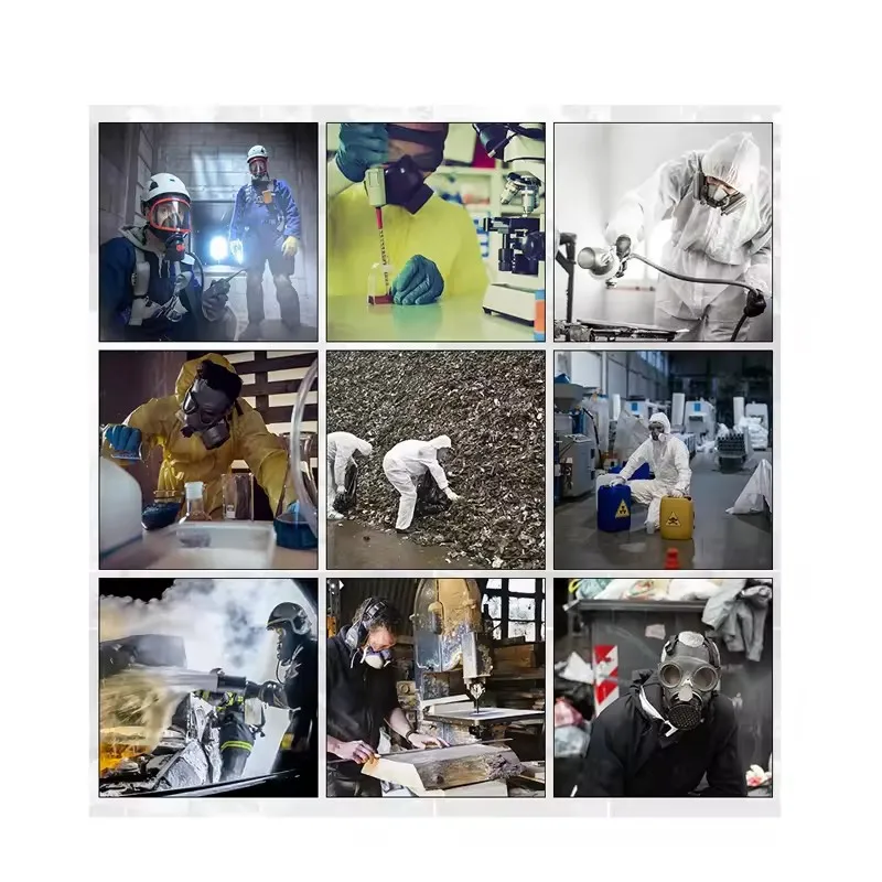 جديد الصناعية كامل الوجه الغاز مع خزان تصفية سبلاش برهان تنفس قناع الغبار لطلاء رش المبيدات سلامة العمل #3