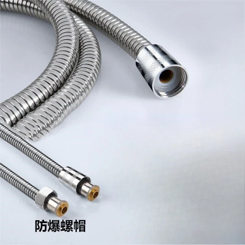 Душевой шланг 3M из нержавеющей стали 360° ° Вращающийся удлинитель душевого шланга, сменные гибкие аксессуары для ванной комнаты для душа