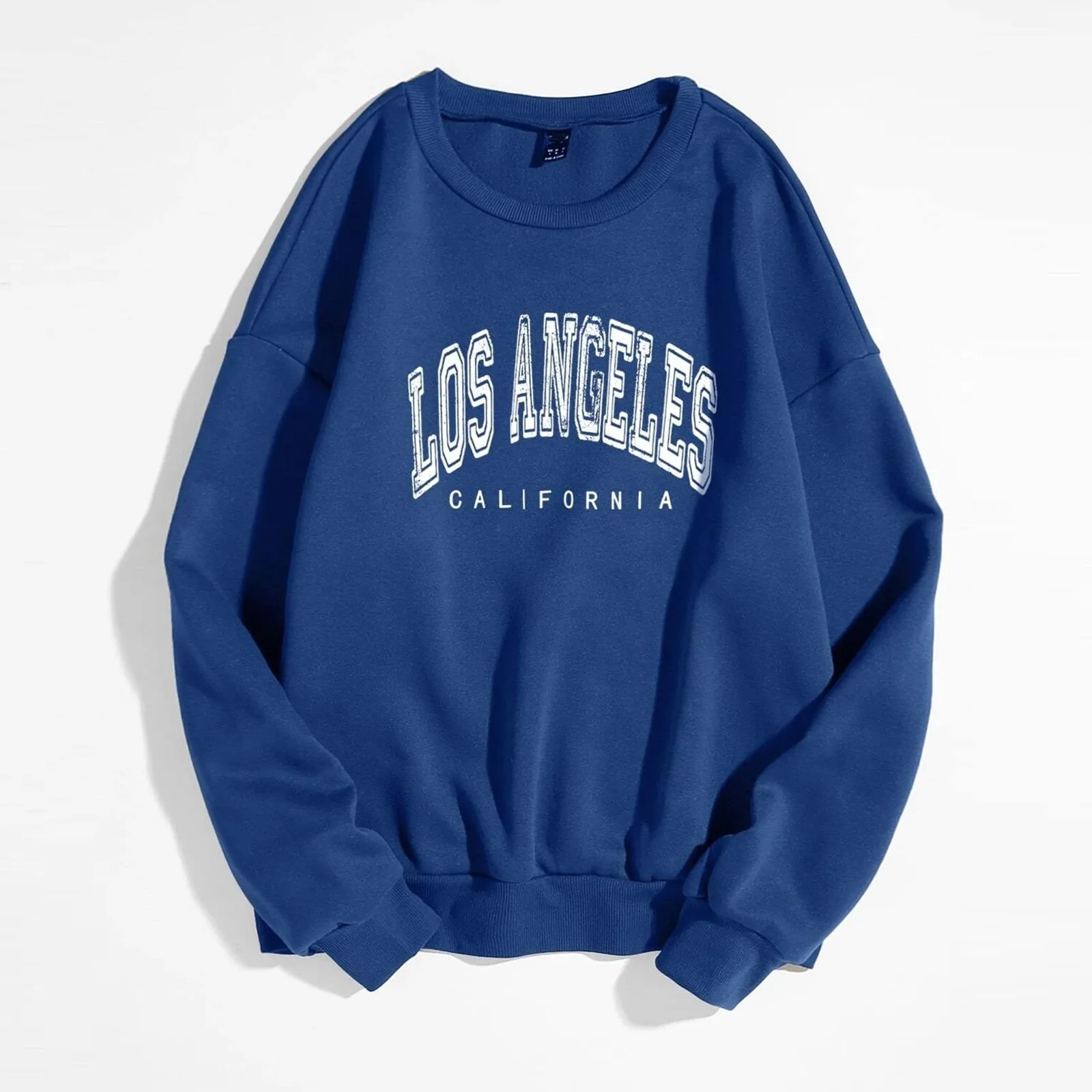 Los Angeles California City Streetwear Sweatshirt For Women Loose Oversized Clothing Personality Soft Letter Print Hoodies Woman