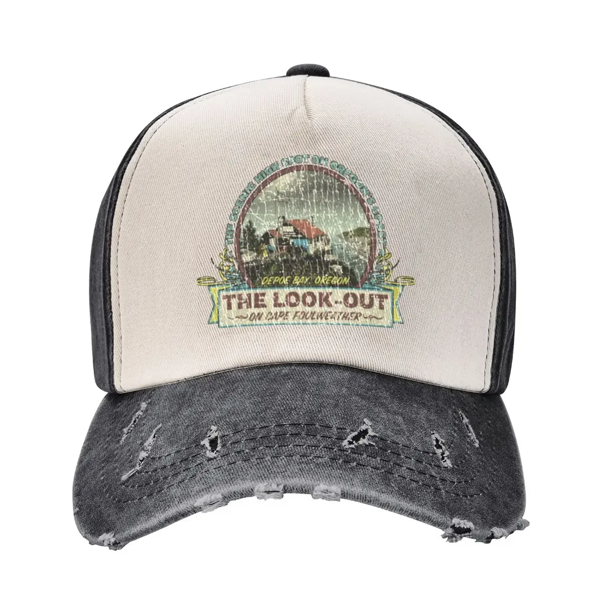 Look-Out on Cape Foulweather 1937 Baseball Cap Hood Streetwear Golf Hat Man Caps Women Men's