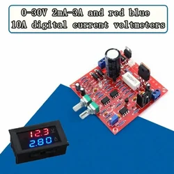 0-30V kırmızı 2mA-3A sürekli ayarlanabilir DC regüle güç kaynağı okul eğitim lab DIY kiti için DIY kiti