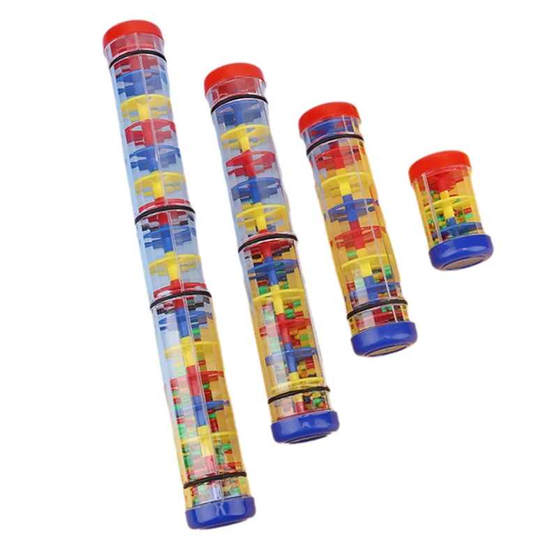 

Rain Sound Tube Plastic Toy, Orff Sand Tube, Hearing Training, Hand-Cranked Rain Sound Tube