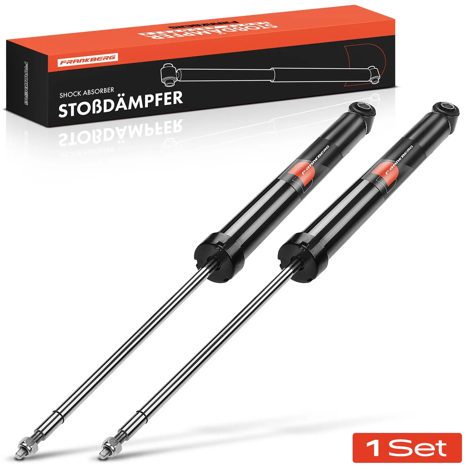 Frankberg 2x Stoßdämpfer Hinterachse für Ford Focus DAW DBW Focus Stufenheck DFW 1998-2004 S1242 230713 1077625 23904 343290