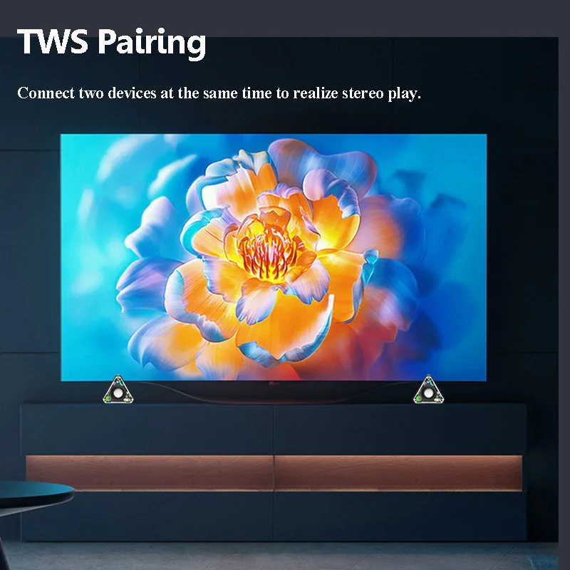 Портативная прозрачная Bluetooth-колонка, мощный мини-динамик для улицы, TWS стерео музыкальный плеер с RGB Подсветкой