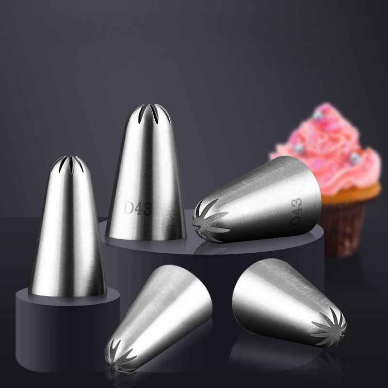 Piping Nozzle Korean Set, Baking Tools, Whipped Cream Piping Bag, Lace Utensils, Mounted, A Variety of Optional
