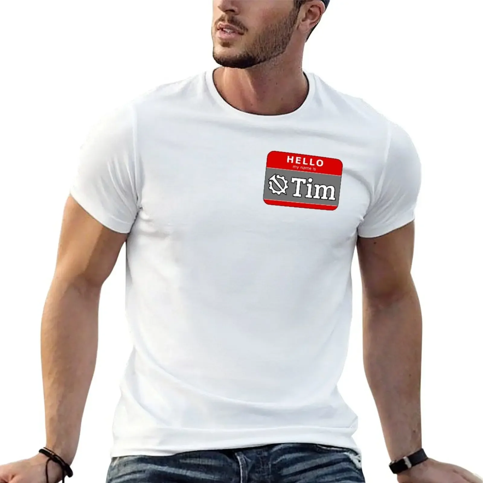 

Hello My Name is Tim | Hello Internet T-Shirt anime figures T-shirt men