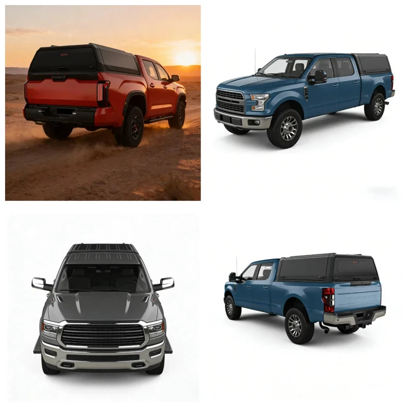 STLF Isuzu Ranger Pickup Tonneau High Cover Aluminum Alloy Hard Top Waterproof Locking No-Drill Installation
