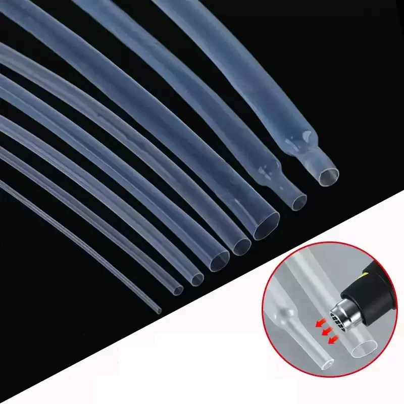 1M PTFE FEP Schrumpfschlauch 0,5mm bis 40mm Durchmesser 1,3 1,7 Schrumpfverhältnis Kabelisolierhülse DIY – Detail 4