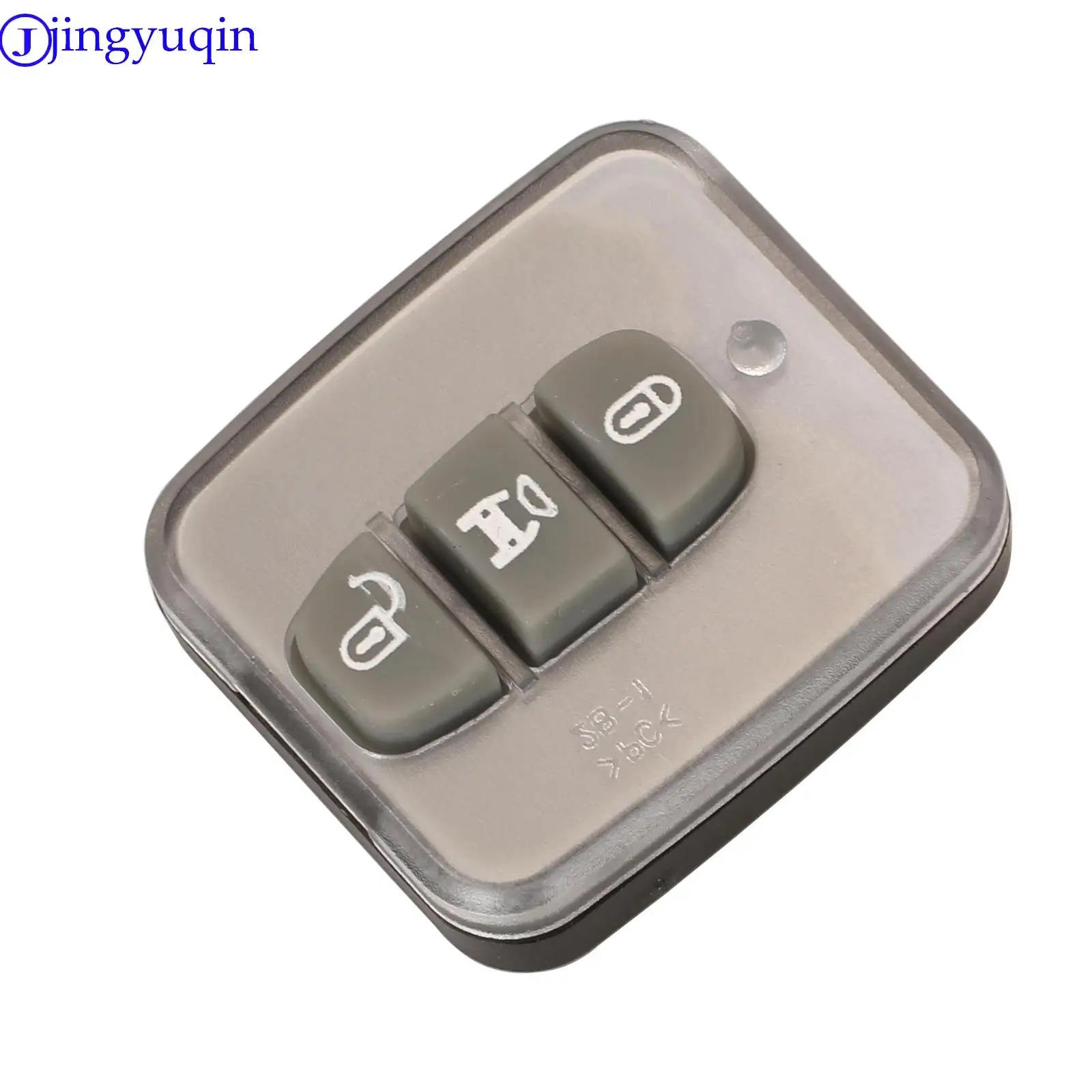 jingyuqin 2/3 Buttons Car Key Case Rubber Pad For Chevrolet Captiva Car Key 3 Buttons Blank Key Casing Cover