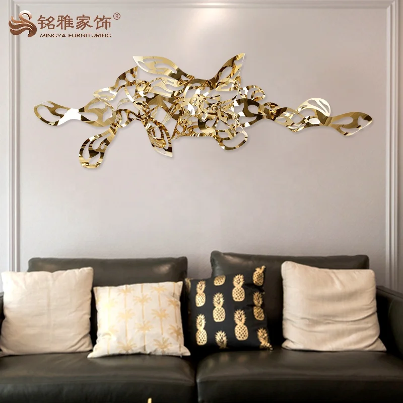 Metal wall decor home decoration abstract wall hanging art craft wall decor