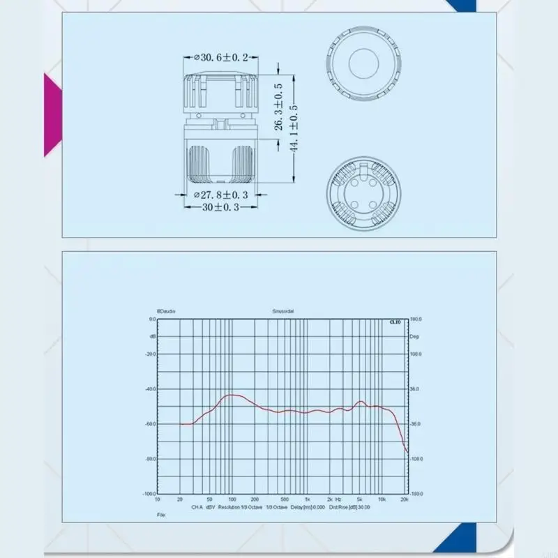 wireless a3pd MIC TESTA SENSITIVO Rumore Cancella