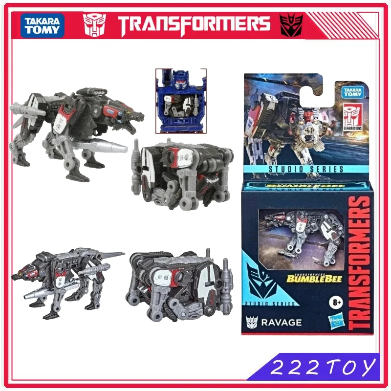 In Stock Takara Tomy Transformers Toy Studio Series 86  Core Level Ravage Action Figure Robot Toys Gifts Classic Anime Figures