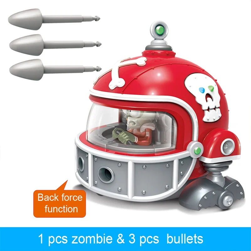 Plants Vs Zombies 2 Mecha Football Zombie Toy Set Pull Back Car Action Figures Battle Game Model Game Character Kid Boy Toy Gift