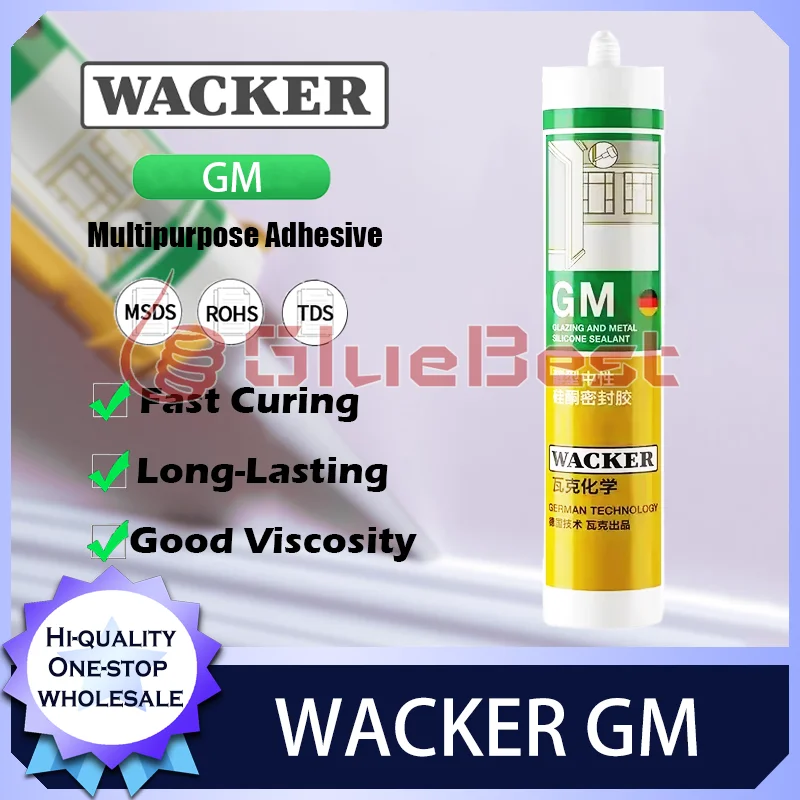 WACKER GM Neutral Glass Curing Agent Waterproof Anti-Mold Sealing Solution for Grouting and Edge Protection Original Product