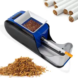 Electric 8.0MM Rolling Machine Automatic Loader Portable Filling Tobacco Smoking 80MM Injector King Size US EU Plug Red Blue