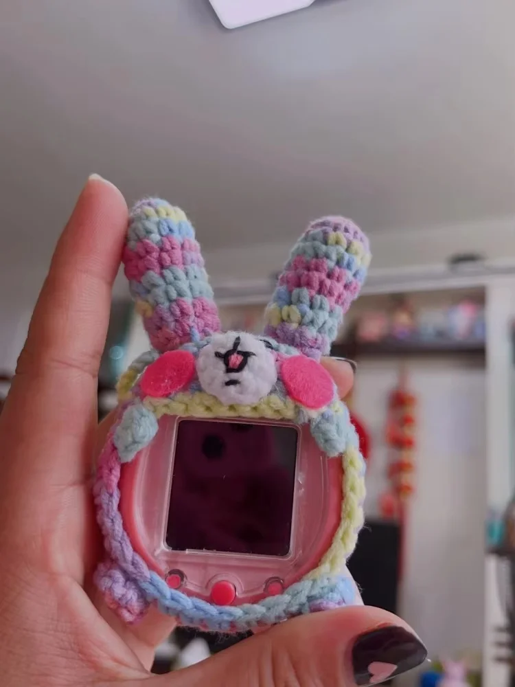 غطاء حماية مصنوع يدويًا من Tamagotchi Smart/Pix/Meets/4u/Uni خاص لطيف على شكل غزل الرسوم المتحركة