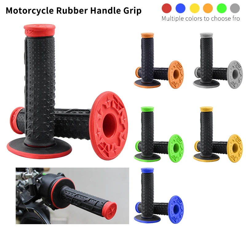 

Motorcycle grip Dirt Bike Grips 7/8" Rubber Bike Handle Grip Handlebar Mx Pillow Top Throttle 22/24mm Bar