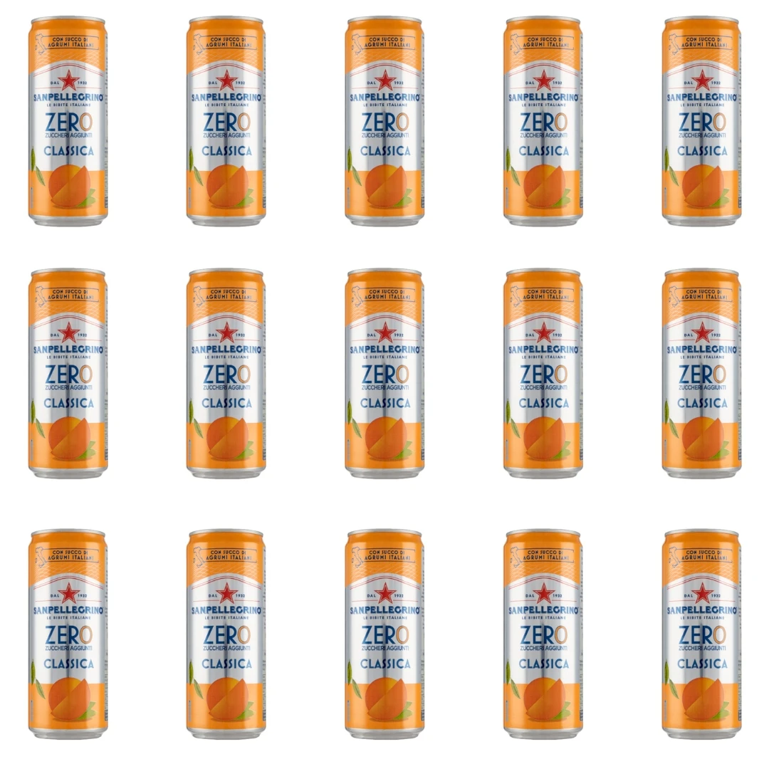 San Pellegrino napój gazowany Aranciata Zero 15 x 330ml