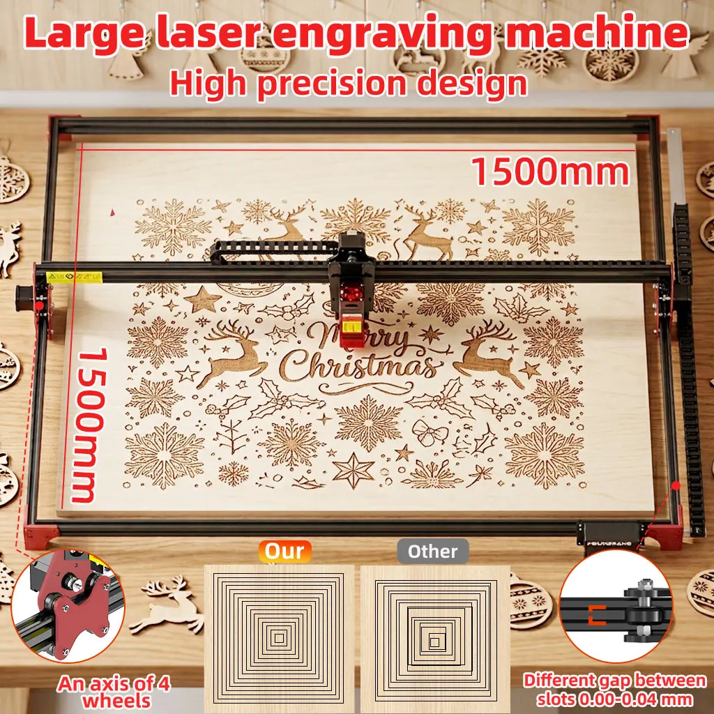 FEUNGSAKE 40w Laser Engraving And Cutting Machine Air Assist Pump Wood Printer Laser Engraver Machine 20W Cnc Router Desktop - view 2