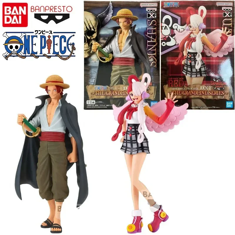 

Bandai Genuine Banpresto ONE PIECE Anime Figure DXF Shanks Uta Action Toys for Kids Christmas Gift Collectible Model Ornaments