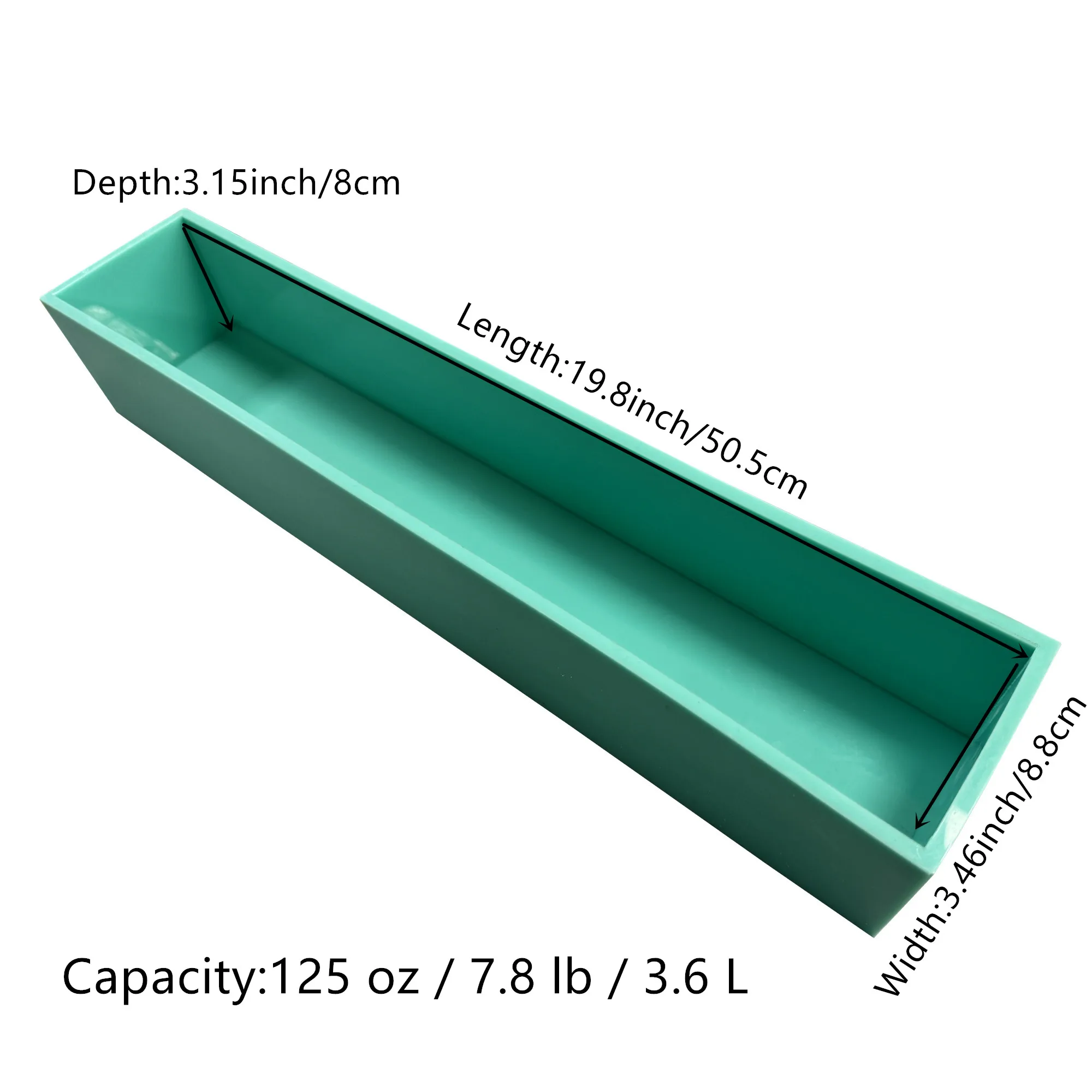 Custom Silicone Liner for Soap Making,Personal Size Loaf Bar Soap Silicone Mold