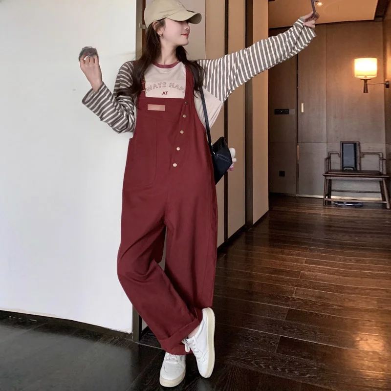 

Salt System College Sle Women's Wide Leg Jumpsuit Pants Autumn 2025 New Design Sensation Lazy Anti Aging Suit