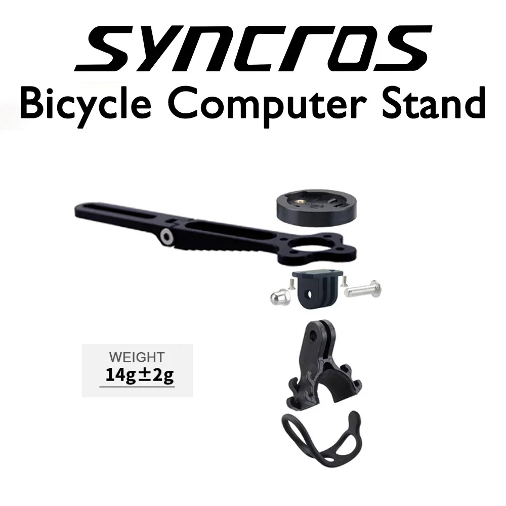 

Syncros Bike Mount Aluminum Alloy GPS Stopwatch Mounting Bracket Suitable for Garmin/Bryton/Wahoo/Cat EYE/flash Bike Accessories