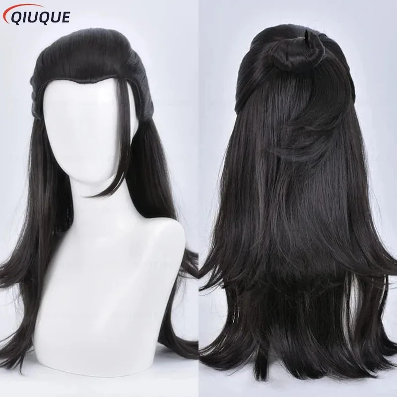 DY2025Geto Suguru Косплей Аниме Дзюдзюцу Кайсен Косплей Костюм Парик Серьги Взрослые Дети Темно-Синяя Рубашка Брюки Средняя Школьная Униформа