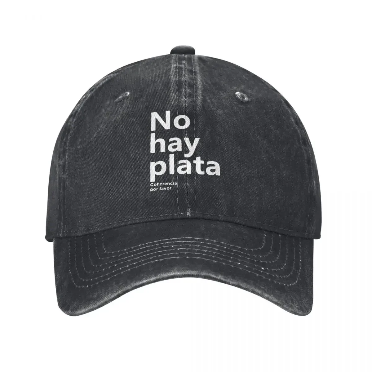 

Javier Milei No Hay Plate Unisex Baseball Cap Argentina Distressed Washed Hats Cap Outdoor All Seasons Adjustable Headwear