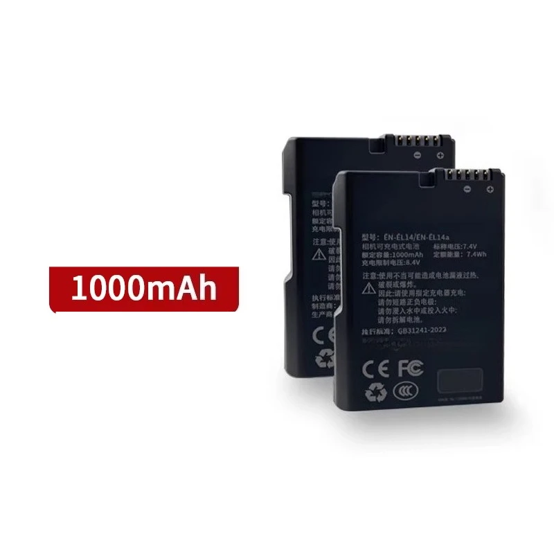 For nikon en-el14 camera battery d5300 d3200 d5200 d3400 d5600 charger