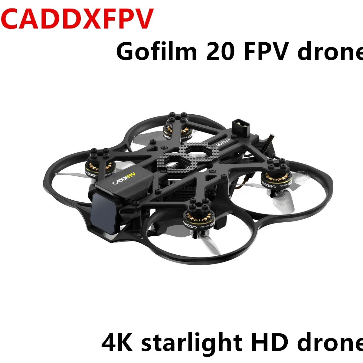 

CADDXFPV Gofilm 20 4k starlight drone HD FPV with 1303 6000kv Motors EIS and Gyroflow technology HD Digital VTX System