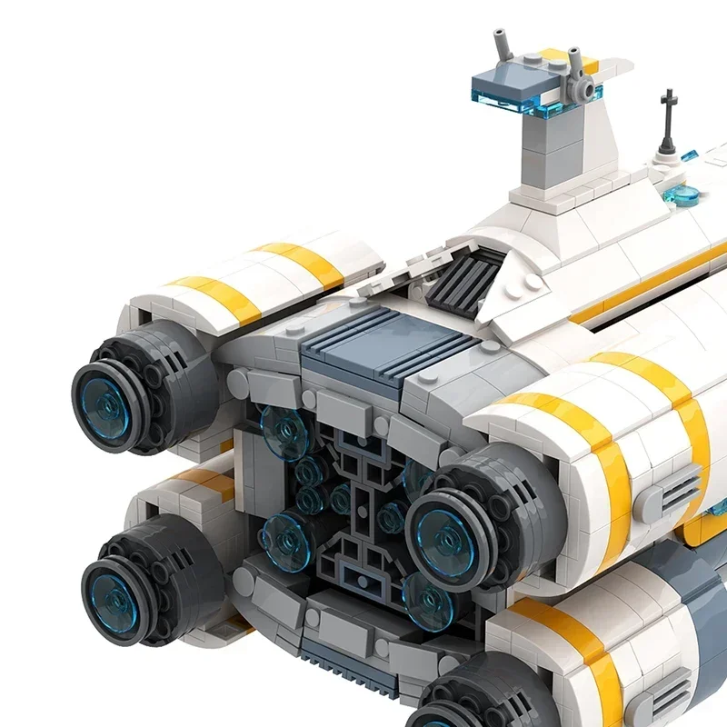 MOC Game Subnautica Seamoth Vehicle Submarine Set Building Blocks Kits Toys for Children Kids Gifts Toy Bricks Juguetes