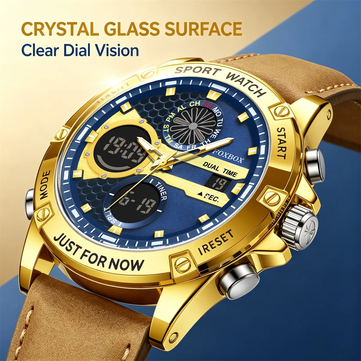 LIGE Top Watches for Men Leather Mens Military Sport Waterproof Watch Quartz WristWatch Chronograph Male Clock