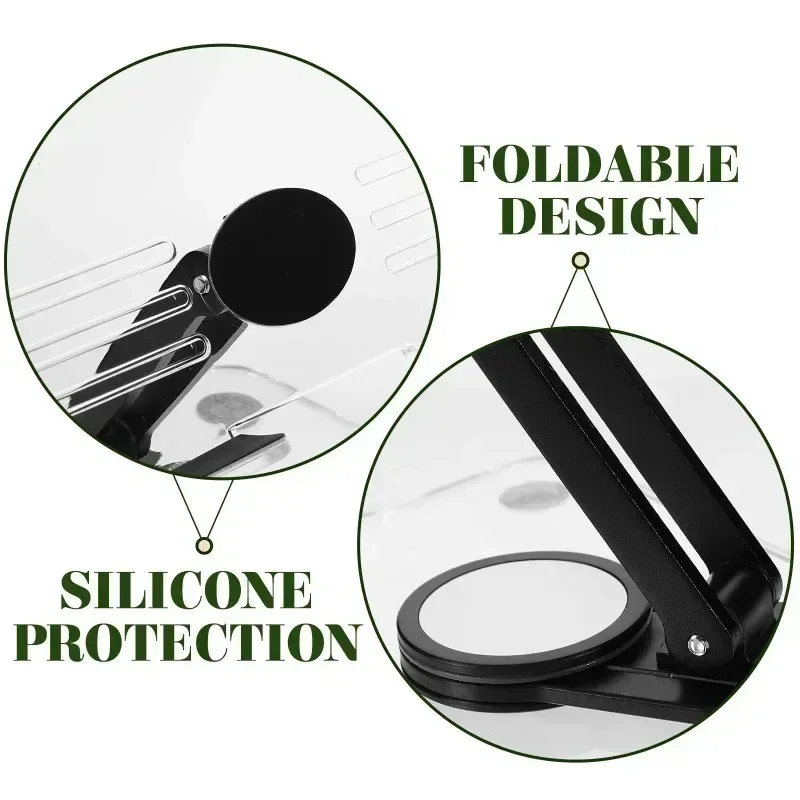 360° Rotation Tablet Desktop Stand Suitable for iPad Pro 9.7 Air 4 5 Mini 6 11 Mi Pad Transparent Acrylic Desktop Phone Stand