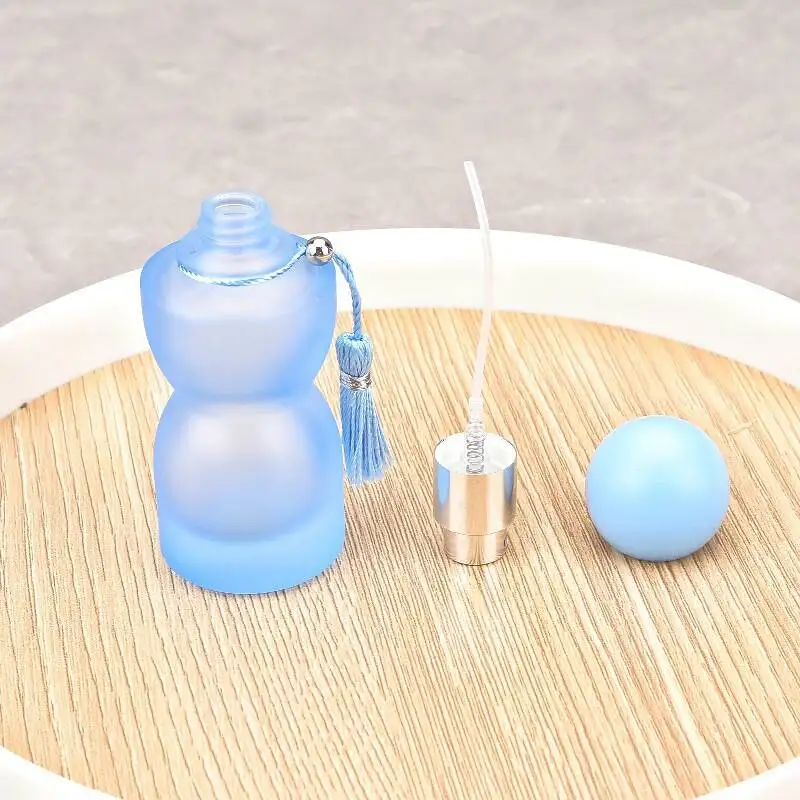 High-end screw cap perfume decanter 30ml colored matt glass spray bottle travel portable cosmetics empty bottle - view 6