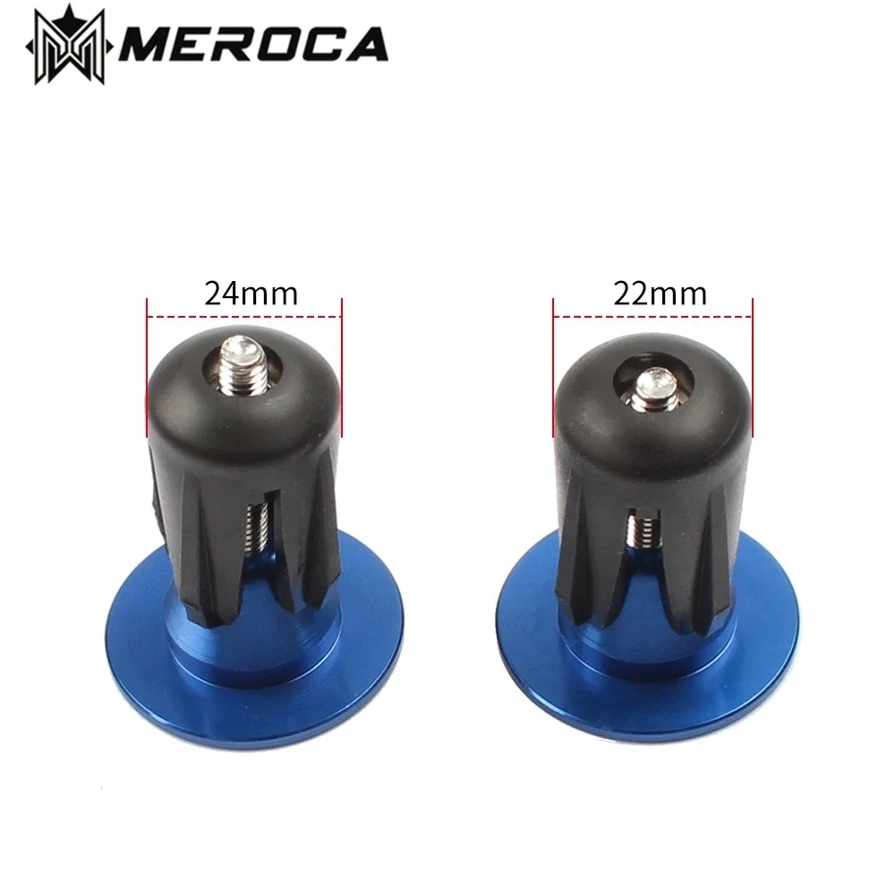 MEROCA Mountain Bike Aluminum Alloy Inflated Lock To Connector Road Bicycle Handlebar End Cap