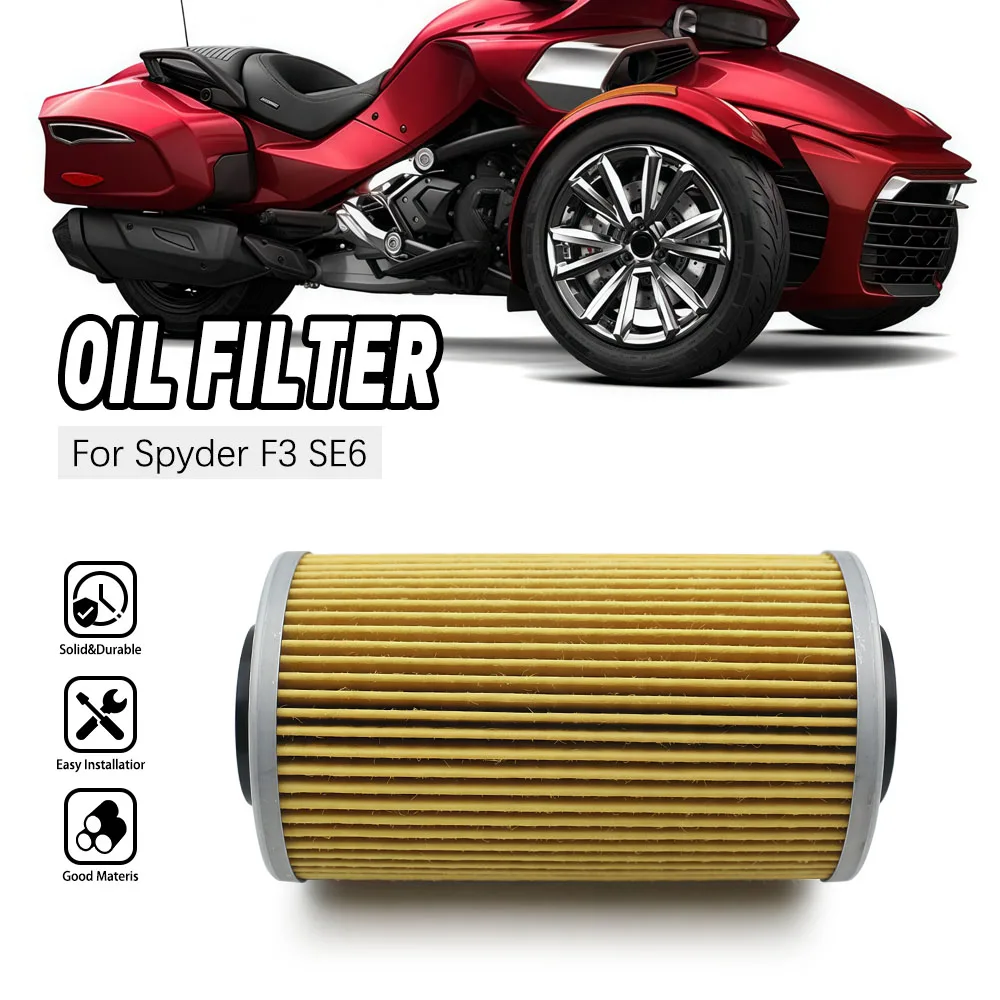 

Motorcycle Oil Filter For Can-Am Spyder F3 SE6 Limited 10th Anniversary 2018