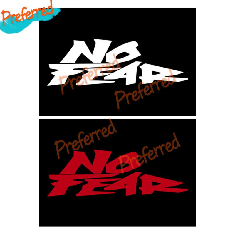 

Fashion Decals No Fear Logo Text Car Stickers Car Truck Laptop Gift Bumper Motorcycle Helmet Boat Surf Camping Vinyl Decal