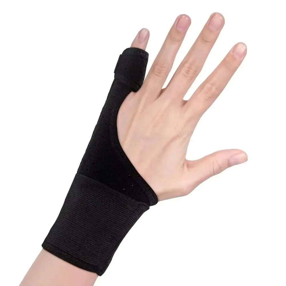 Metal Reinforcement Office Protect Wristband Adjustable Compression Finger Splint Wristband No Deformation Breathable