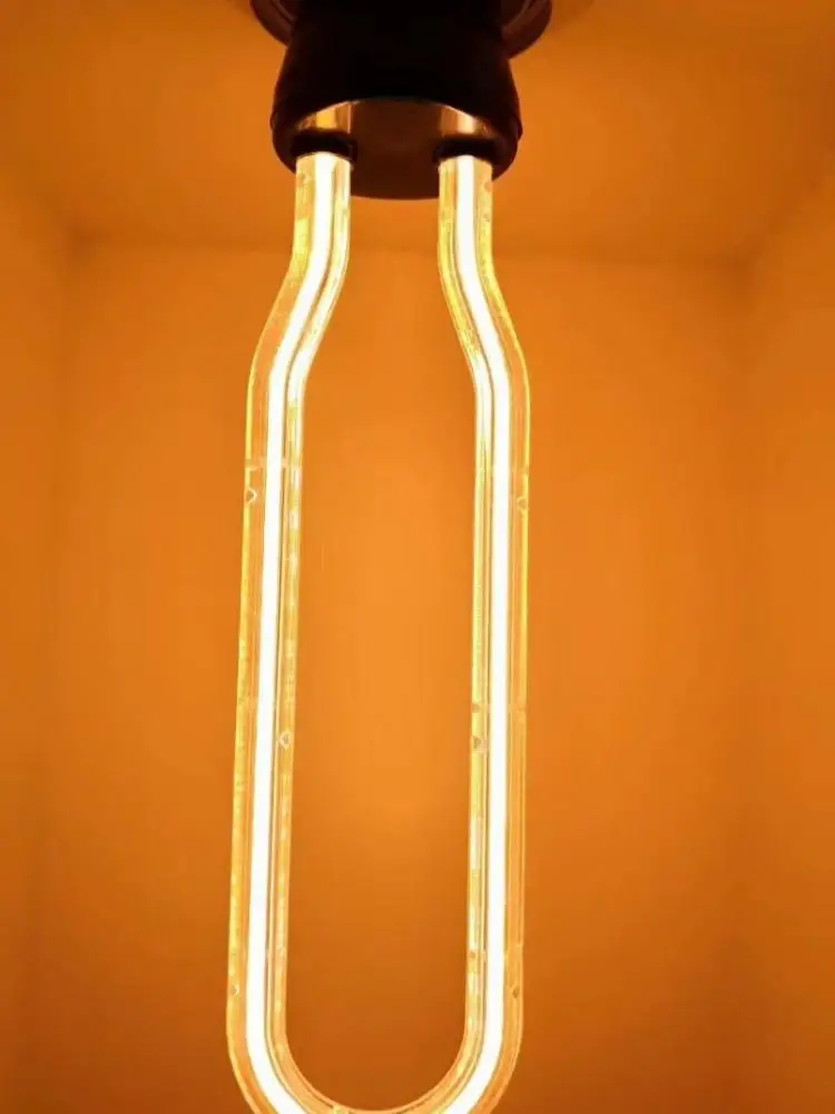 Filament COB LED Super fin DC3V, ruban Flexible et étanche, lumière en Silicone, bricolage 38/300mm, pièce d'ampoule Edison, raccord 5 pièces/lot