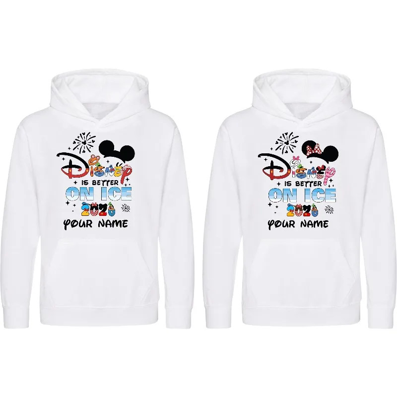 

Толстовка с узором Disney Theme Park 2026, женская зимняя толстовка с капюшоном, новинка, подходит для мужчин и женщин